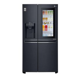 Lg 601L side-by-side-fridge with InstaView Door-in-Door™ in Matt Black GSX6018MT