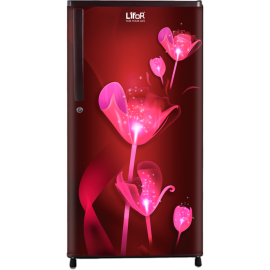 Lifor Single Door Refrigerator 215Ltr Lily Red LIF- RS215GLR