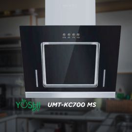Yoshi Electric Kitchen Chimney 700mm Stainless Steel Sealed Copper Motor UMT-KC700MS